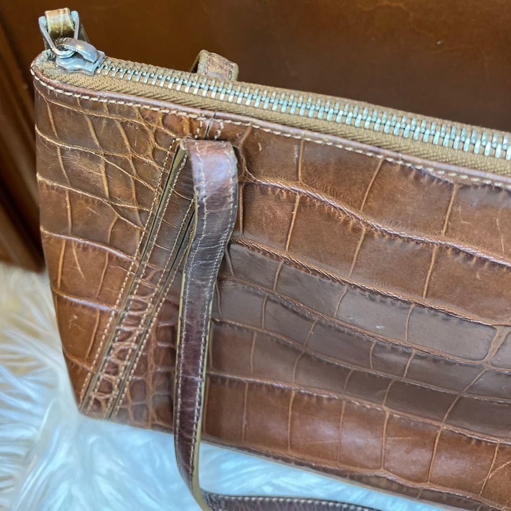 Monsac Leather Snakeskin Bag Shoulder Purse​​​ - Picture 8 of 15